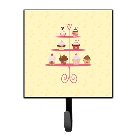 Carolines Treasures 3 Tier Cupcakes on Yellow Leash or Key Holder BB7289SH4